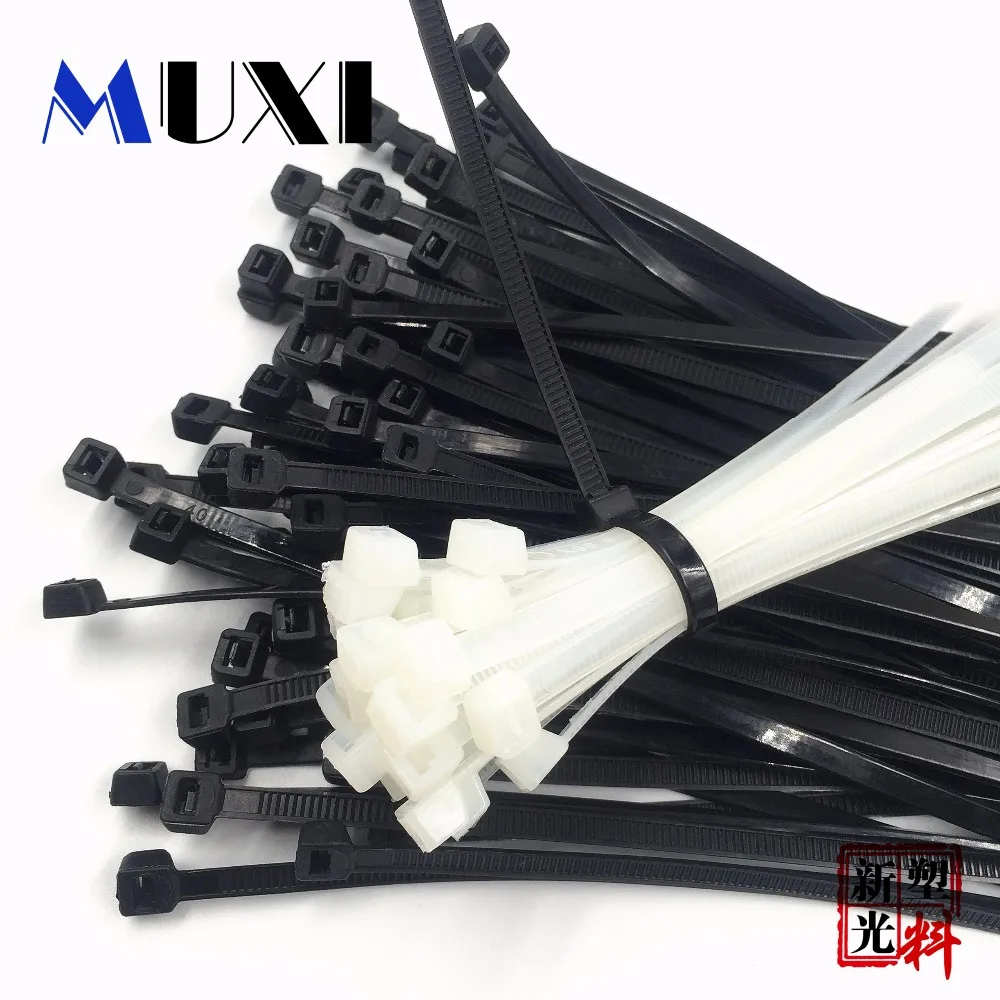100 шт. нейлоновые самоблокирующиеся кабельные стяжки 10 30 см|tie cable|zip tiescable zip tie |