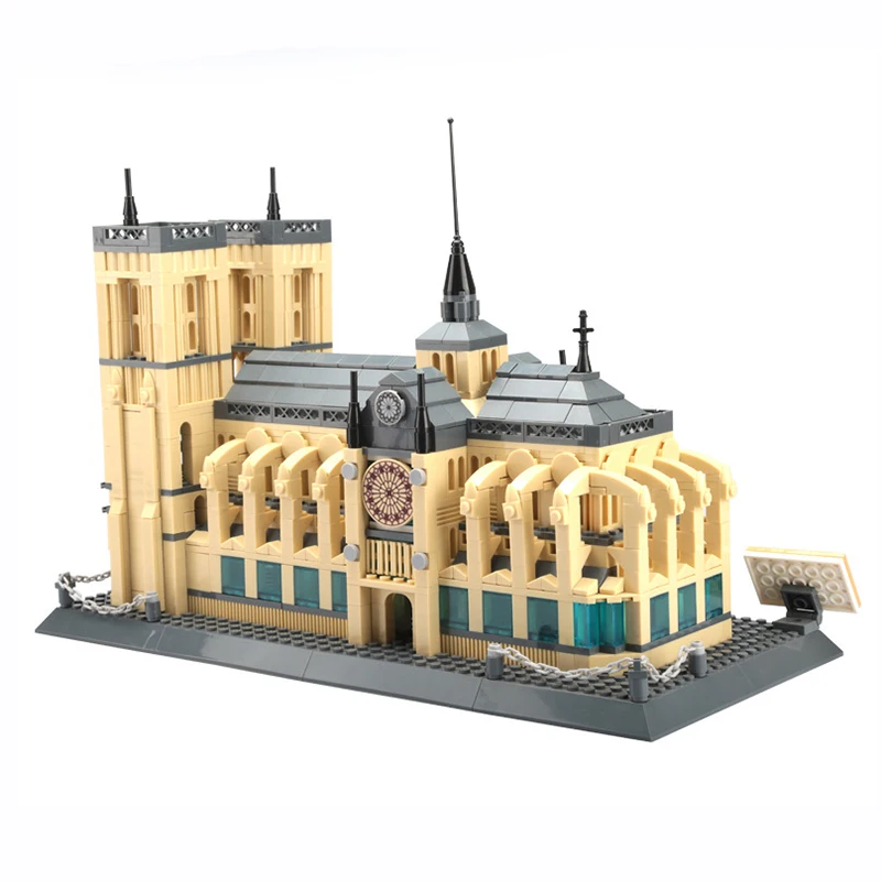 

Notre-Dame De Paris Building Blocks Fit Legoing City Architecture Bricks Classic Skyline Model Gift Toys Gifts For Children Kids