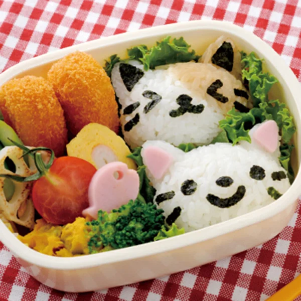 

Kitchen Accessories New 4Pcs/set Kawaii Cute Smile Cat Rice Ball Mold DIY Handwork Sushi Egg Chocolate Mold DIY Kitchen Tools