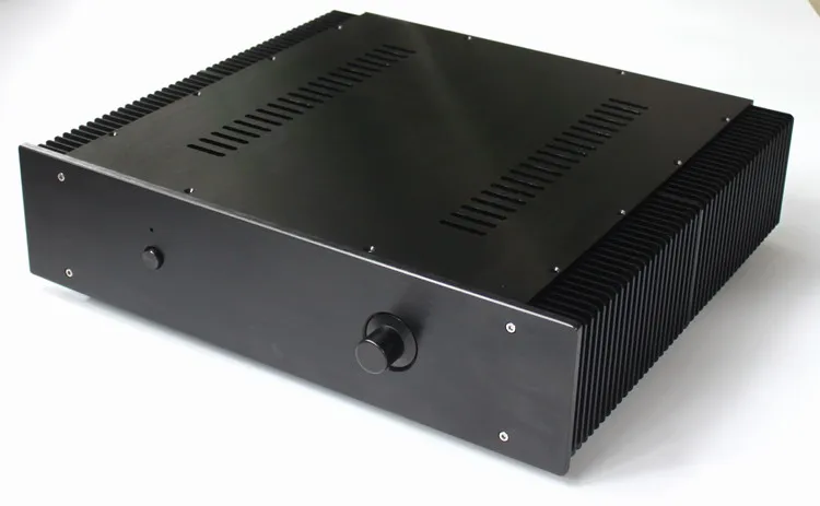 AMP case size:463*113*430mm WA43 Blak Full aluminum amplifier chassis/Pre-amplifier/Class A amplifier/AMP Enclosure/case/DIY box