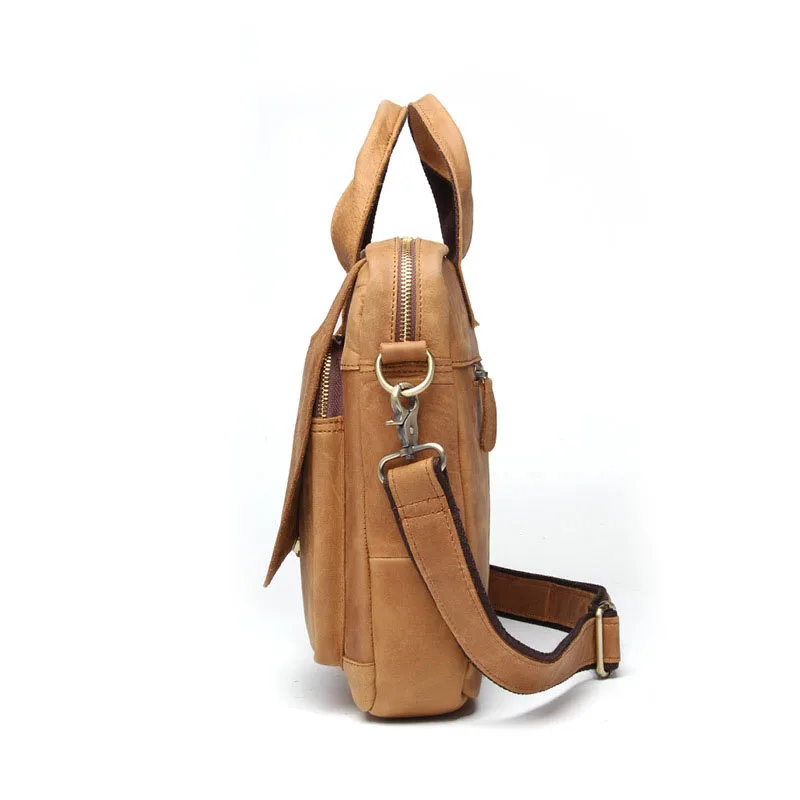 Men genuine leather bag Business Tote Briefcases messenger Bag Horse Leather famous brands high quality large Multifunction Men genuine leather bag Business Tote Briefcases messenger Bag Horse Leather famous brands high quality large Multifunction