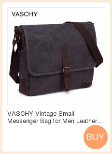 Vaschy vintage pequeno mensageiro saco de lona