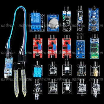 

Nano V3.0 Board + Sensor Starter Module Kit For Arduino Starter With Plastic Box Free Shipping & Drop Shipping
