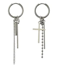 Модные ювелирные изделия Bangtan мальчики альбом V серьги в форме ДНК Brincos из нержавеющей стали крест асимметричные серьги-гвоздики корейские серьги для женщин