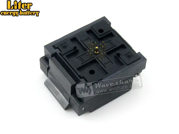 QFN16 MLP16 MLF16 QFN-16BT-0.65-01 QFN Enplas 0.65Pitch 4x4mm IC Testing Burn-in Socket Programming Adapter with Ground Pin | Компьютеры и