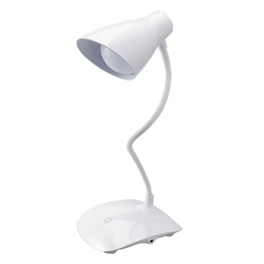 

Touch Switch Flexible Gooseneck LED Desk Lamp 3 Brightness Modes Studying Office Reading Lamp with USB Charging Port