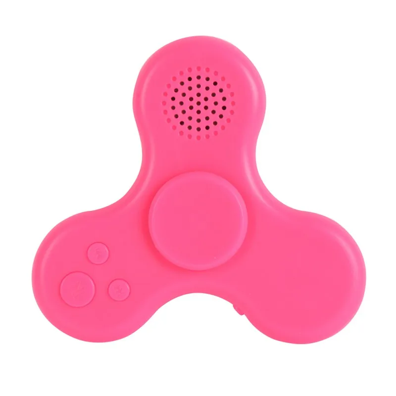 Luminous Fidget Hand Spinner LED Bluetooth Speaker Light Triangle EDC Fingertip Gyros Autism Stress Relieve RZ