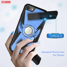 Pubg игровой геймпад триггер контроллер мобильный чехол для IPhone X XS 7 8 6 6S Plus телефон игровой бесплатно огонь L1 R1 джойстик аксессуары