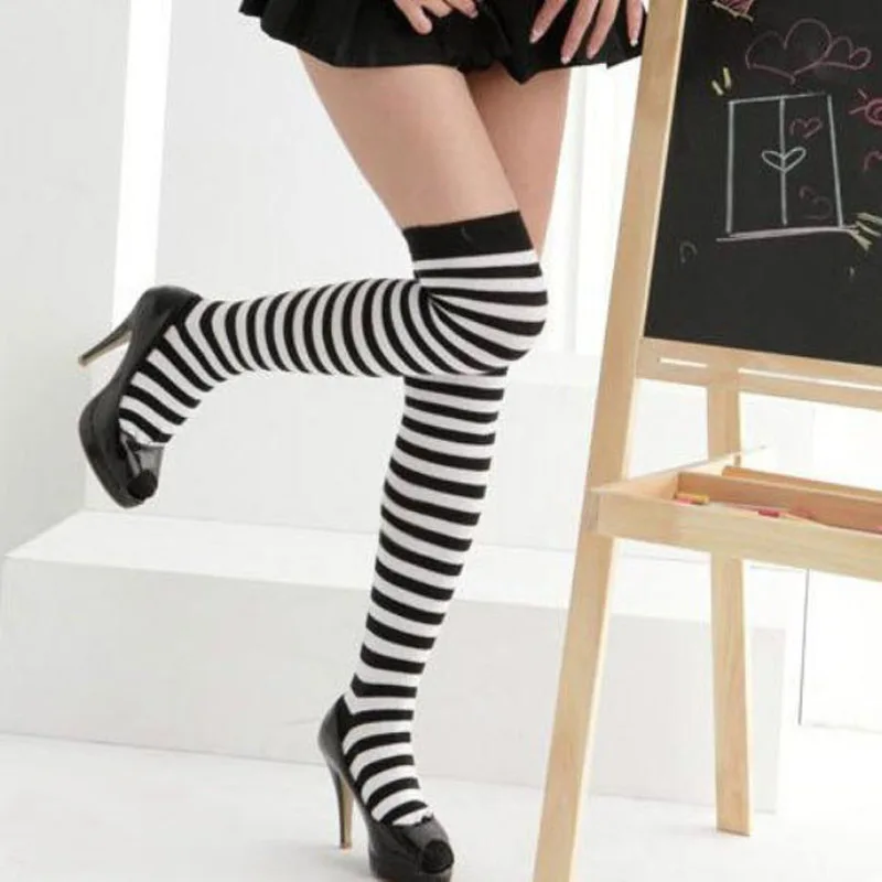 Women's Cotton Sexy Thigh High Over The Knee Socks Long Stockings For Ladies FS99 Women's Cotton Sexy Thigh High Over The Knee Socks Long Stockings For Ladies FS99