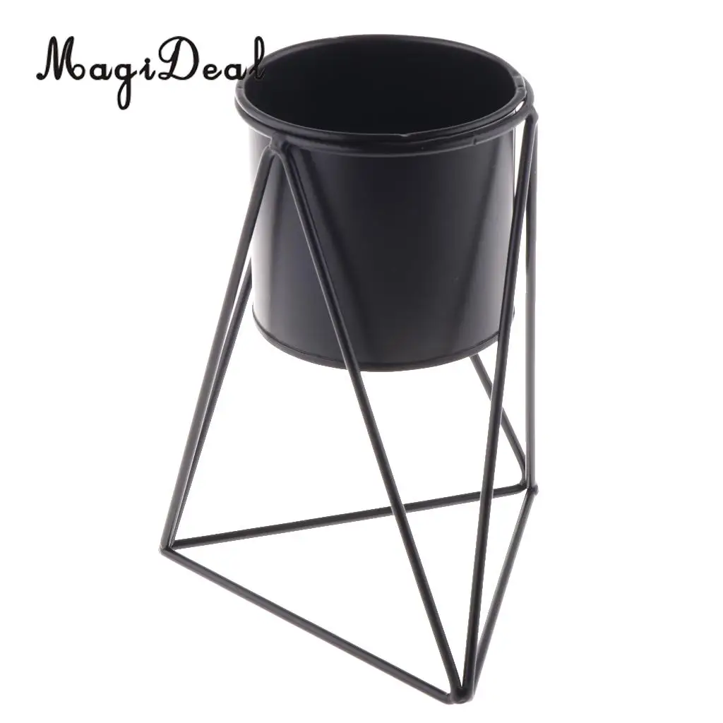 Nordic Iron Art Flower Vases Minimalism Design Flowerpot Tabletop Flower Pot Home Vases Home Office Decor