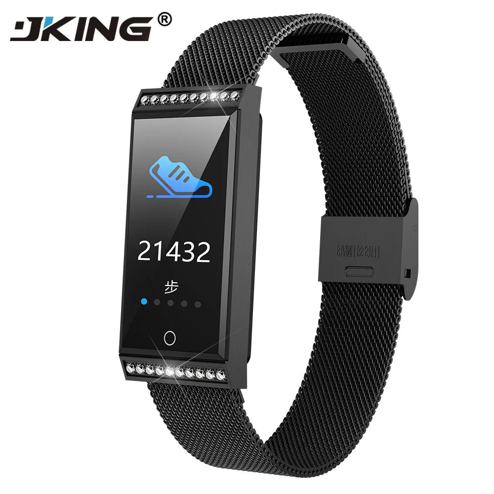 

JKING Smart Bracelet fitness Tracker smartband IP68 Waterproof Heart Rate Monitor Blood Pressure Smart Band health wristband