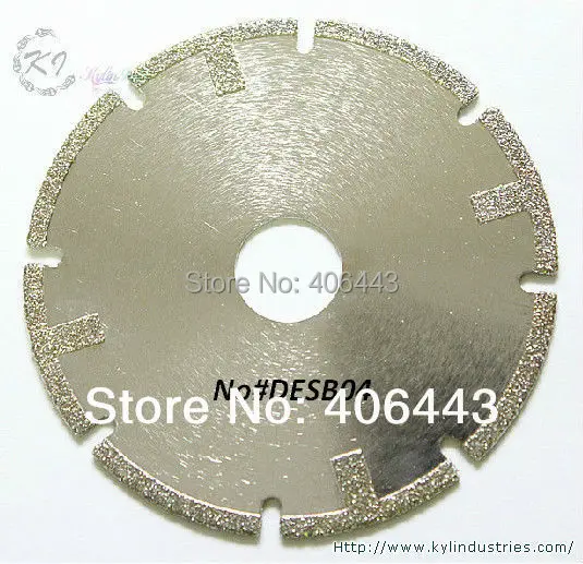 

4" Electroplated Diamond Cutting Blade 100mm Grinding Disc for Granite and Marble with Diamond Grits #46