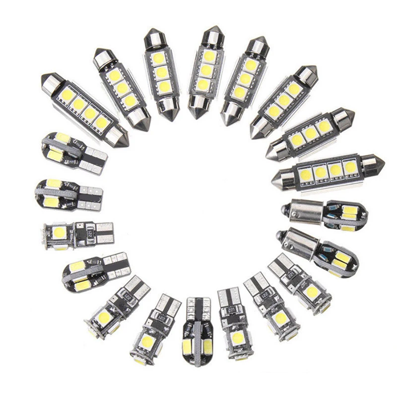 

20x Super Bright Car LED Festoon Light Canbus Error Free Interior Doom Lamp Bulb For BMW 5 Series E39 525i 530i M 1997-2003