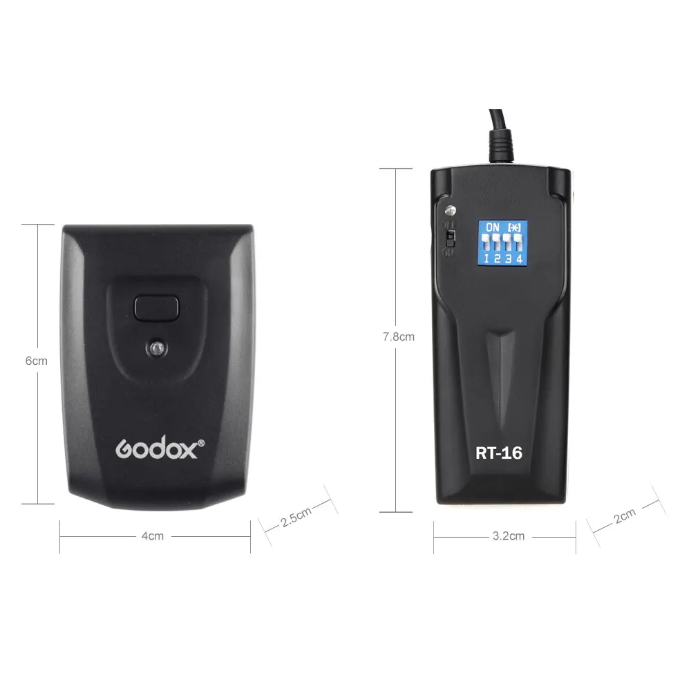Godox RT 16 Wireless студийный стробоскоп триггер Беспроводной канальный для Canon Nikon DSLR