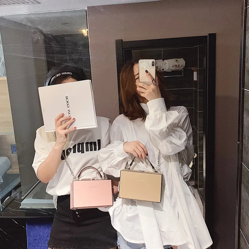 

JI HAO Brand Design Korean Shoulder Bag small Flap bag female 2019 new fashion Large capacity chain Crossbody Bag Messenger bag