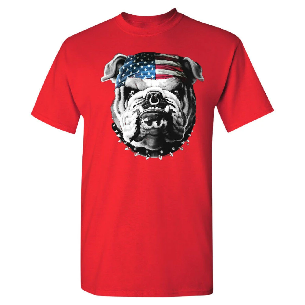 Мужская футболка с американским флагом Bulldog Banana 4 июля|Футболки| |
