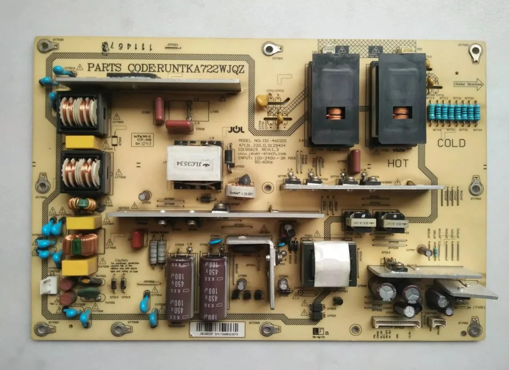 

JSI-460201 RUNTKA722WJQZ Good Working Tested