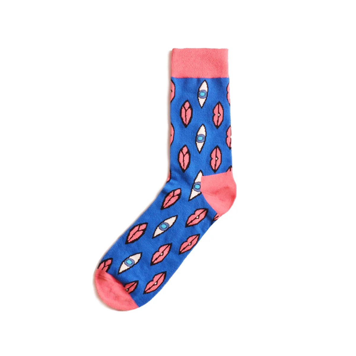 Высококачественные мужские носки PEONFLY, новинка, 14 цветов, Носки с рисунком клоуна, гитары, мужские носки из чесаного хлопка, Calcetines Largos Hombre