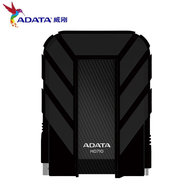 AData внешний жесткий диск 1 ТБ 2 ТБ HD710 Pro USB3.1 2,5-дюймовый Портативный жесткого диска военный стандарт противоударный IEC пыле Безразмерные;