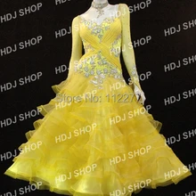 Бальное платье, современное танцевальное платье, стандартные Бальные Танцевальные HM14-5056