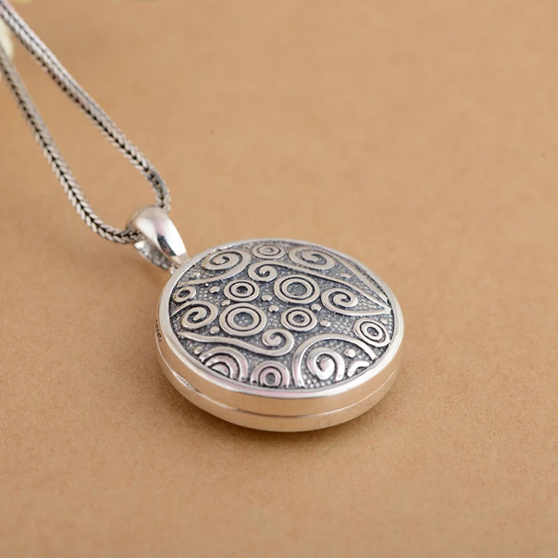 FNJ-925-Silver-Round-Pendant-Gawu-Box-100-Pure-S925-Solid-Thai-Silver-Pendants-for-Women (5)