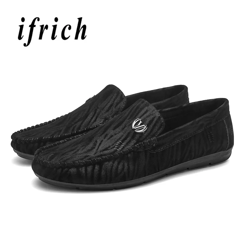 

Man Casual Loafers Spring Autumn Mens Slip On Shoes Black Brown Vintage Shoes Men Lightweight Driving Loafers For Male