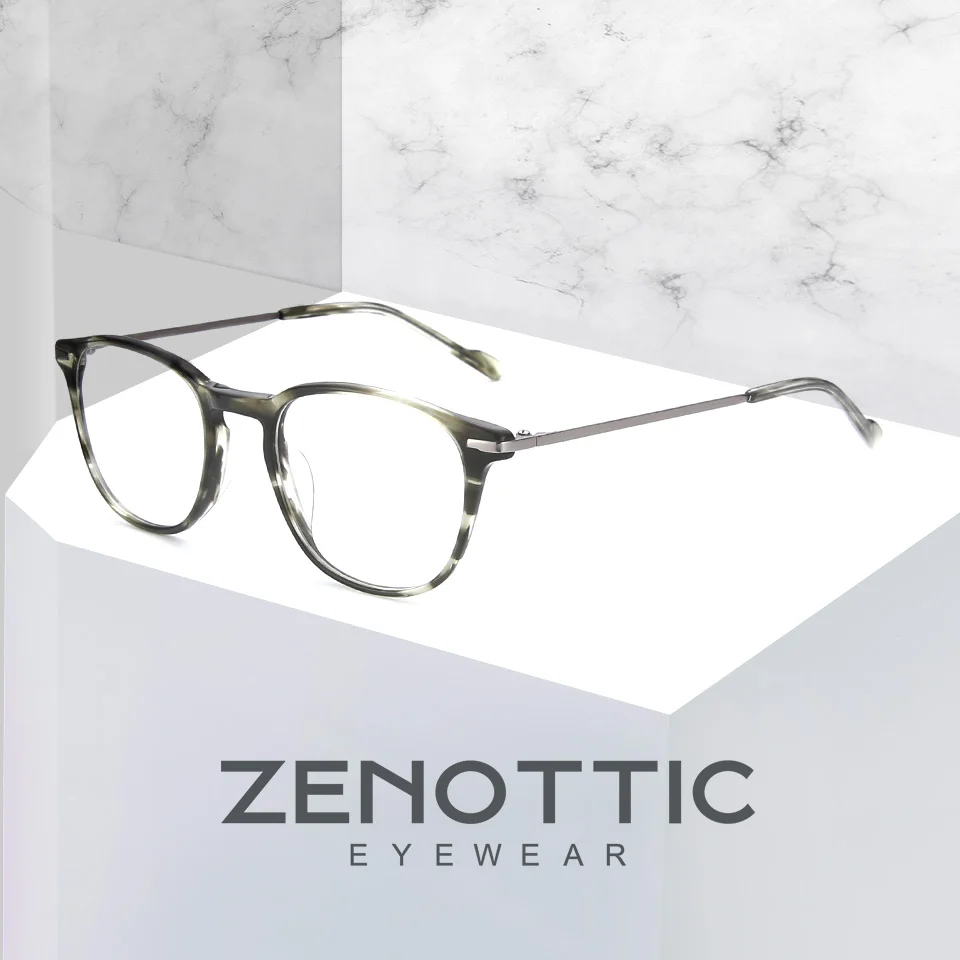 Klar Zenottic Optische 003 blau Myopie ray Rahmen 002 Brillen Retro 001 004 Photochrome Hyperopie Anti Unisex P6XqrPA