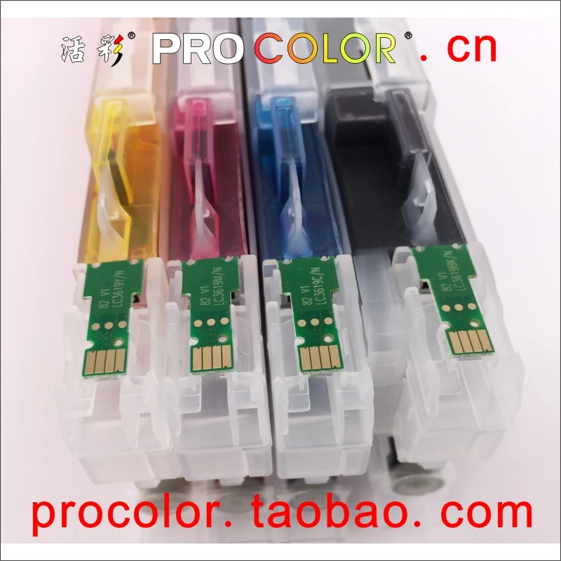 Длинный Заправляемый чернильный картридж LC3619 XXL LC3617 для BROTHER MFCJ2330DW MFCJ2730DW MFCJ3530DW