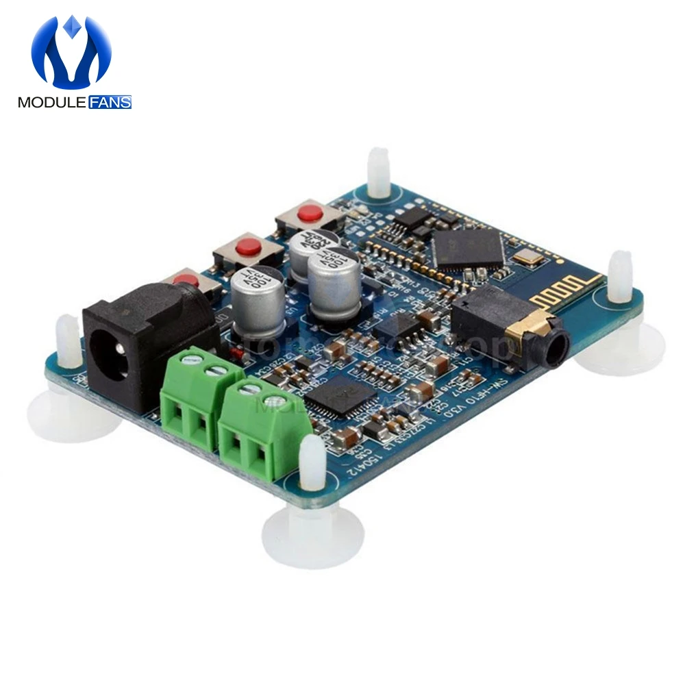 DC 12V Bluetooth BLE V4.0 4.0 PAM8610 Audio Receiver Stereo Amplifier Board 10W+10W 2X10W  Diy Electronic Module