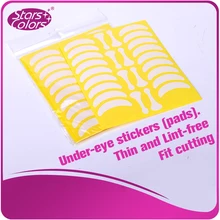 140 pairs hot sell Under Eye Pads Eyelash Exercises Eye stickers Paper Lint free 10pcs bag