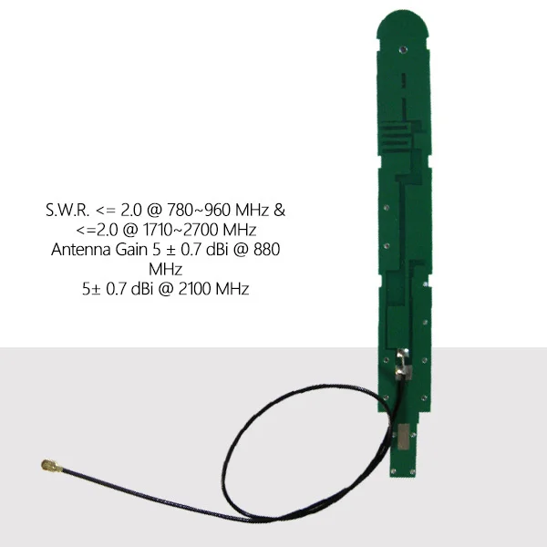 5 шт. для CDMA/GPRS/GSM/LTE/3g/4 г IPEX интерфейс встроенный PCB 4 г антенны FR4 PCB подложки высоким коэффициентом усиления антенны для Mini PCI-E 4 г