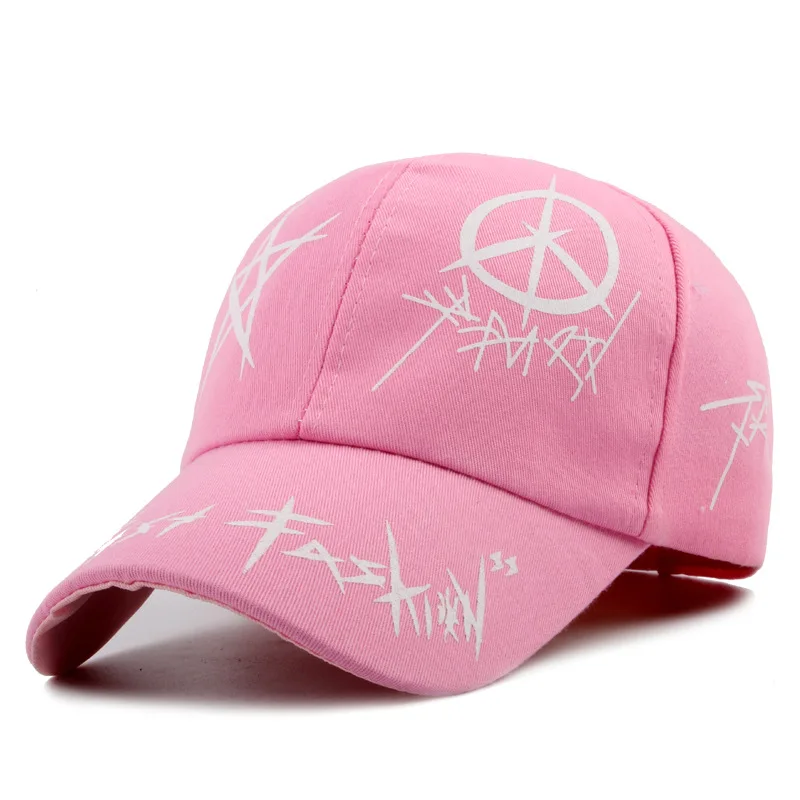 2018 Rosa negro gorra de béisbol al aire libre ocasional del sombrero del Snapback del Casquette homme gorras para hombre beisbol hombres mujeres Hip Hop calle