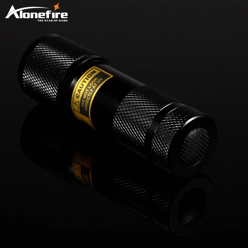 AloneFire 9 LED uv led 9led 365 370nm фонарик для проверки крови Ультрафиолетовый детектор мочи