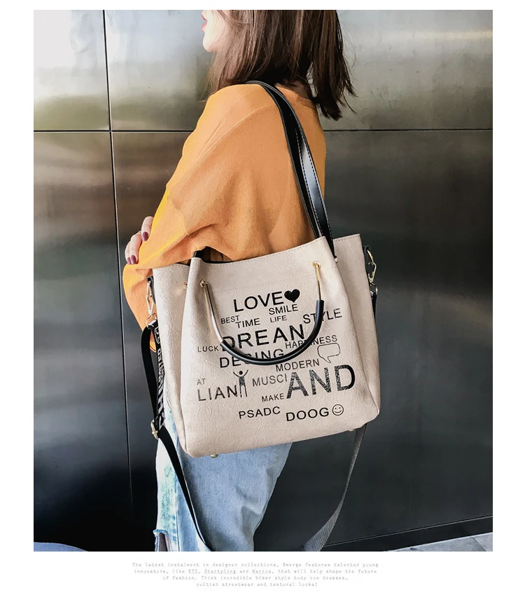 Bolsa feminina de grande capacidade bolsa de
