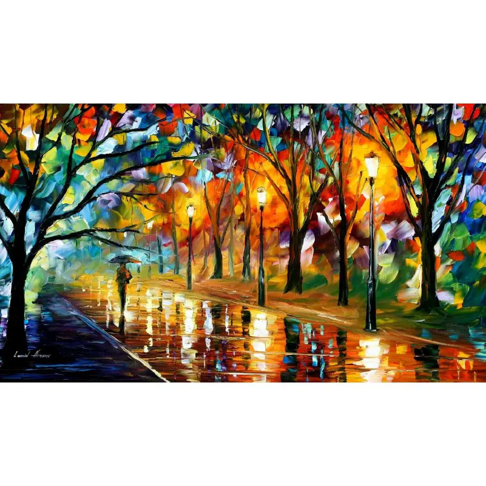 

Modern art landscape recollection of the past palette knife oil painting High quality Hand painted home decor