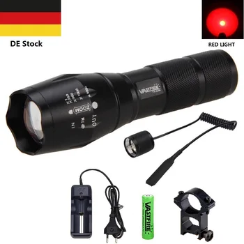

DE DTOCK A100 Hunting flashlight 1 Mode Red 350 Lm Zoomable Torch Hunting light Adjustable Focus Waterproof