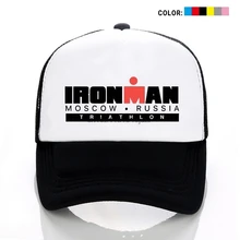 Ironman прибывает в Россию Спортивная сетчатая Кепка с принтом для спортзала, шапки унисекс, кепка s, Молодежная Кепка, Регулируемая Кепка, Спортивная Кепка для улицы, Кепка Snapback
