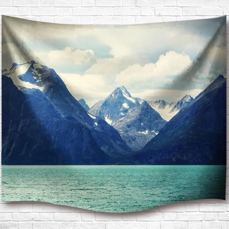 

NORWEGIAN MOUNTAINSCAPE TAPESTRY Wall Hanging Tapestry