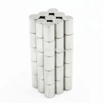 

1000pcs Neodymium N35 Dia 4mm X 8mm Strong Magnets Tiny Disc NdFeB Rare Earth For Crafts Models Fridge Sticking magnet 4x8mm
