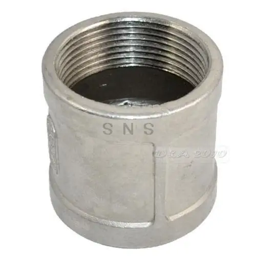 

1-1/2"Female x 1-1/2"Female Couple Stainless Steel 304 Threaded Pipe Fitting NPT
