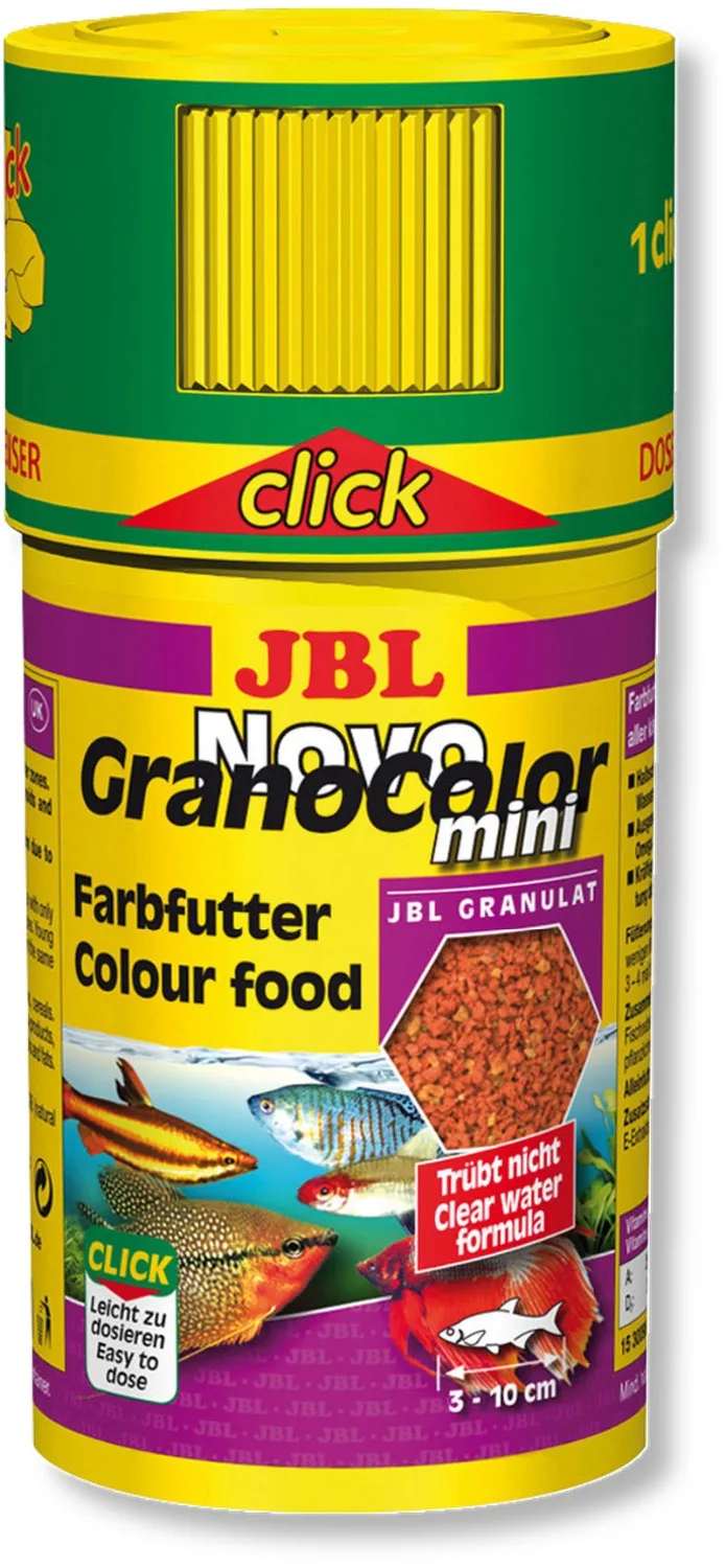 JBL GranoColor mini granules for small tropical fish aquarium fish feed