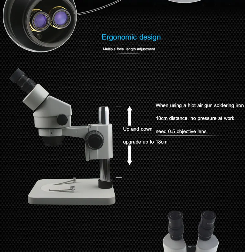 Jyrkior 7-45X Zoom SZM45-B1 бинокль непрерывное Масштабирование стерео широкоформатный микроскоп 90X Zoom HD окуляр для телефона плата обнаружения