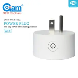 НЕО Coolcam NAS-WR06W WiFi Smart США розетку Сенсор мини Smart Plug домашней автоматизации сигнализации Системы движения сигнализации