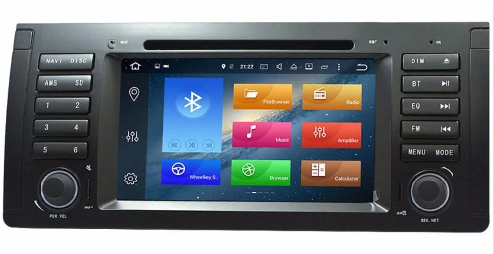 Perfect Android 8.0 RAM 4G /Android 7.1 Car DVD PLAYER For BMW X5 E53 E39 GPS RADIO stereo audio navigation multimedia screen head unit 0