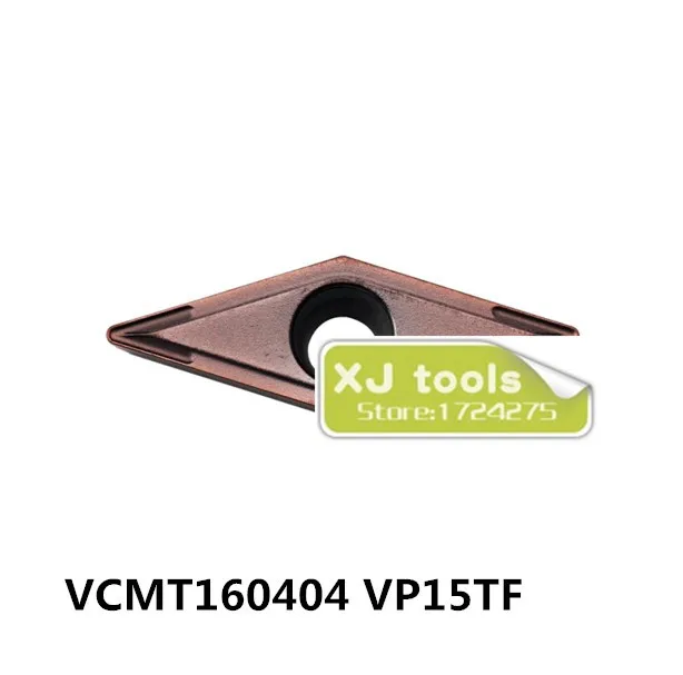 10pcs VCMT160404 VP15TF/VCMT160408 VP15TF carbide inserts for SVJCR