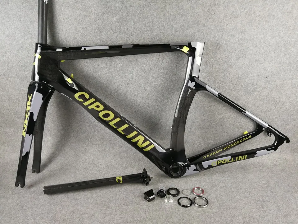 Clearance Carrowter NK1K Frame Road Bicycle Glossy Full Carbon Road World Champion Frameset/Complete Carbon Frame 34