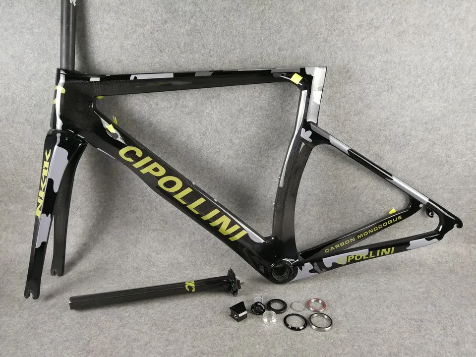 Excellent T1100 Carbon Road Frame set 2019 Cipollini NK1K Carbon Road Bike Frames 3k or 1k carbon bicycle framework 28