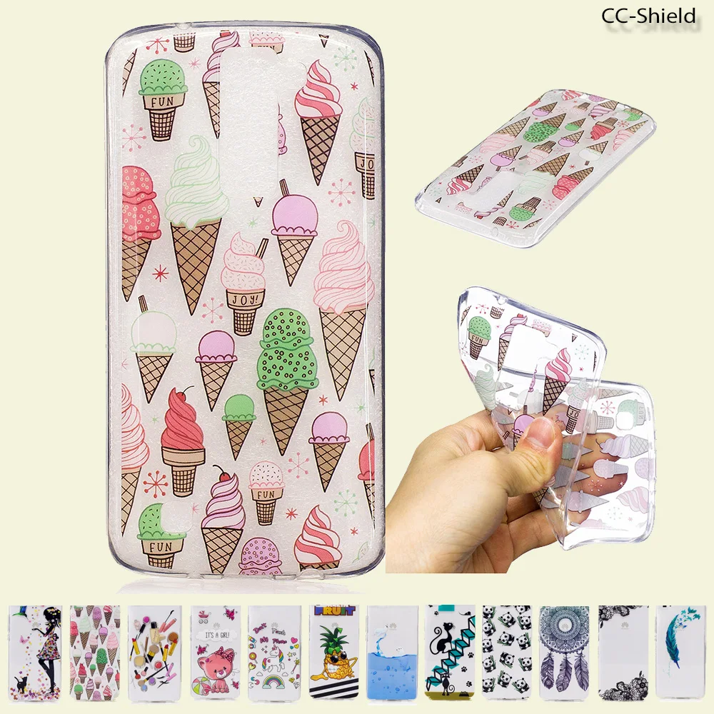 Soft Silicone Case for LG K8 4G LTE K 350 350N K350 K350N TPU Frame Phone Fitted 8 E K350E K350K K350Y cases |