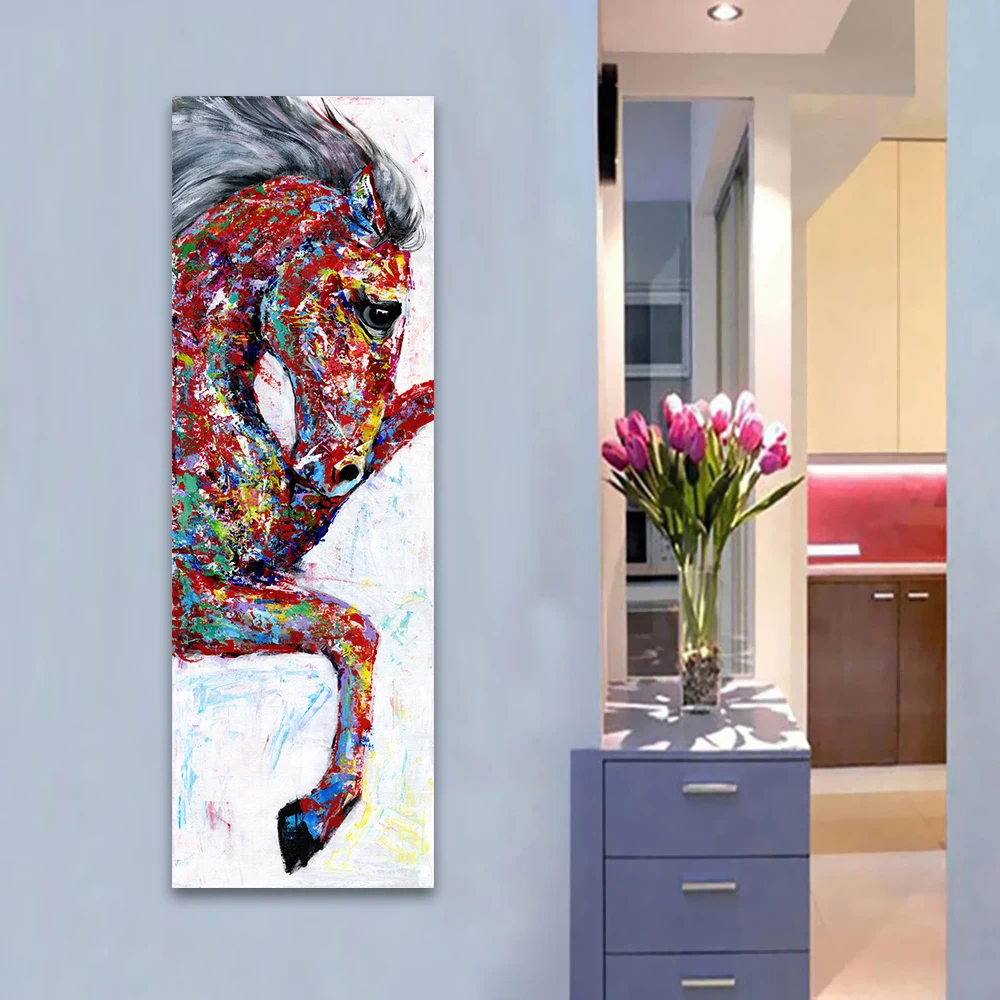 

Horse Painting Wall Art Canvas Painting Animal Picture Poster Prints Home Decor No Frame Dropshipping