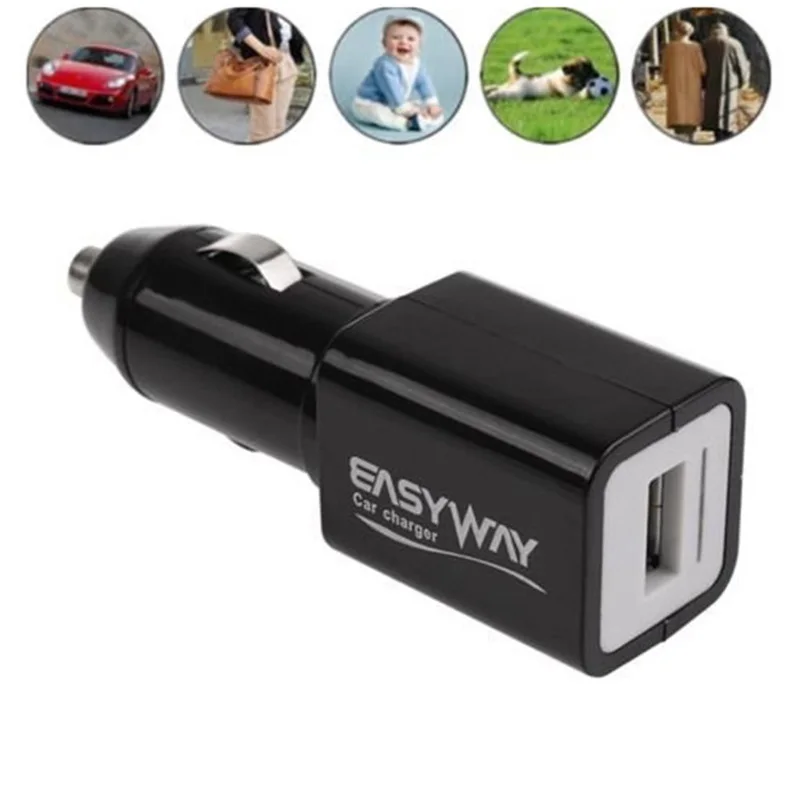 Mini Locator USB Car Charger LBS Tracker GSM GPRS Real Time Tracking